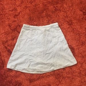 American apparel xs denim skirt